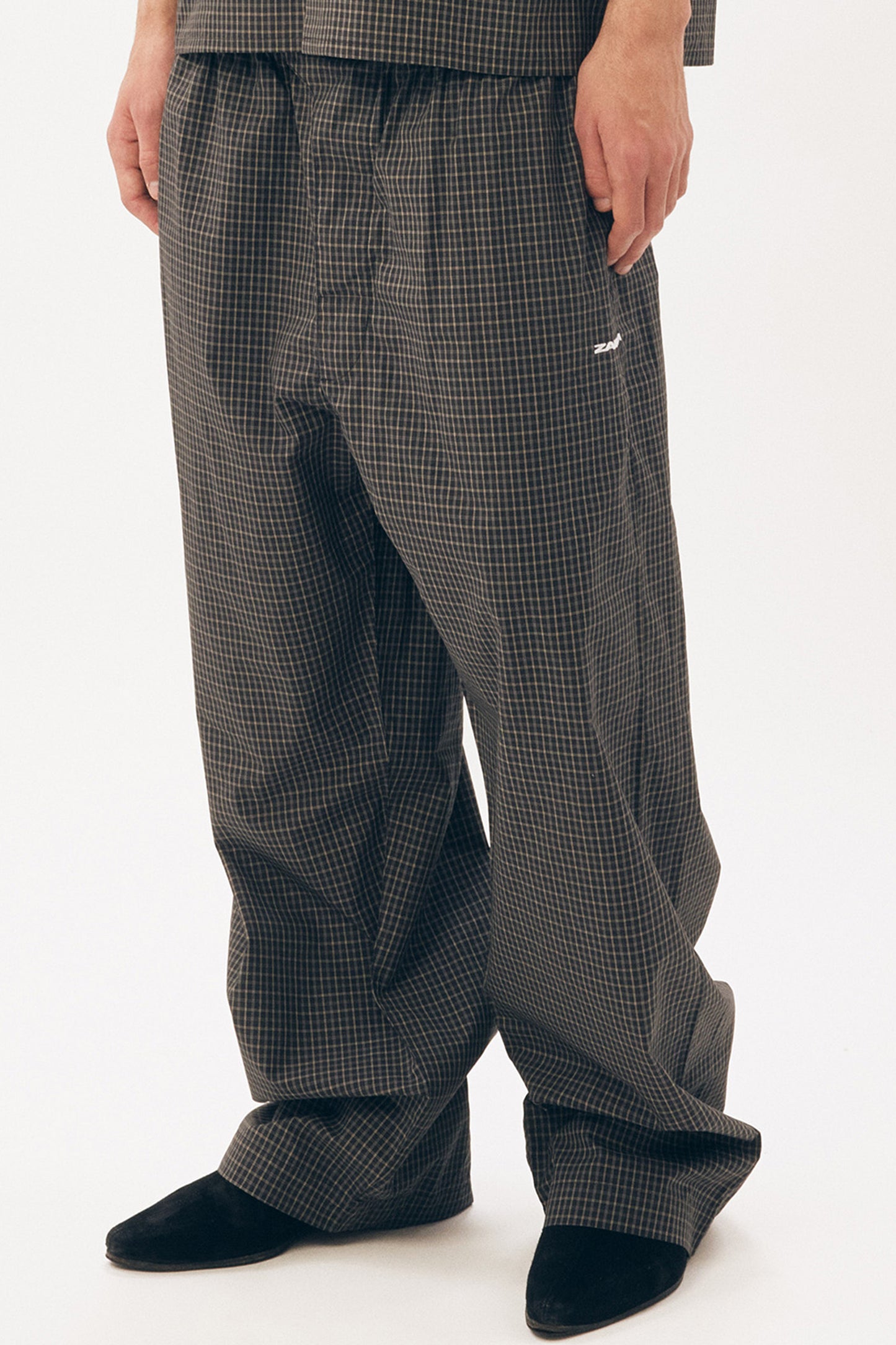 Pyjama Bottoms [Black Check]