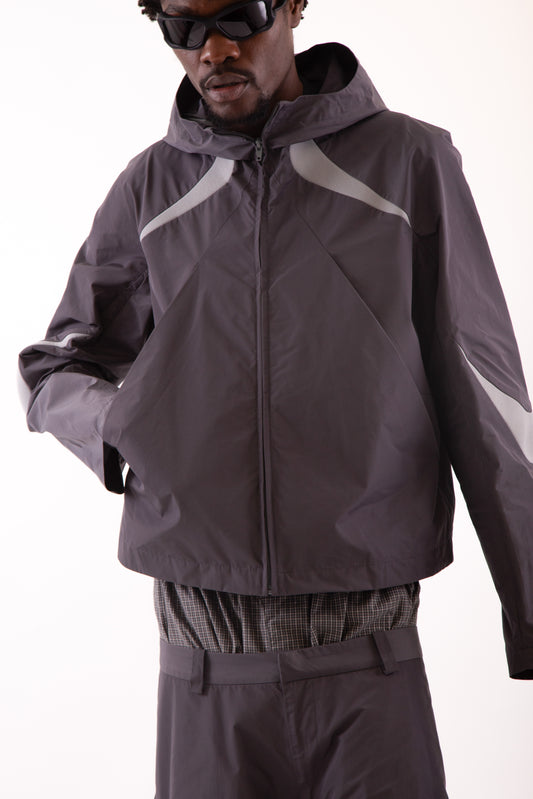 Curved Track Top [Grey]