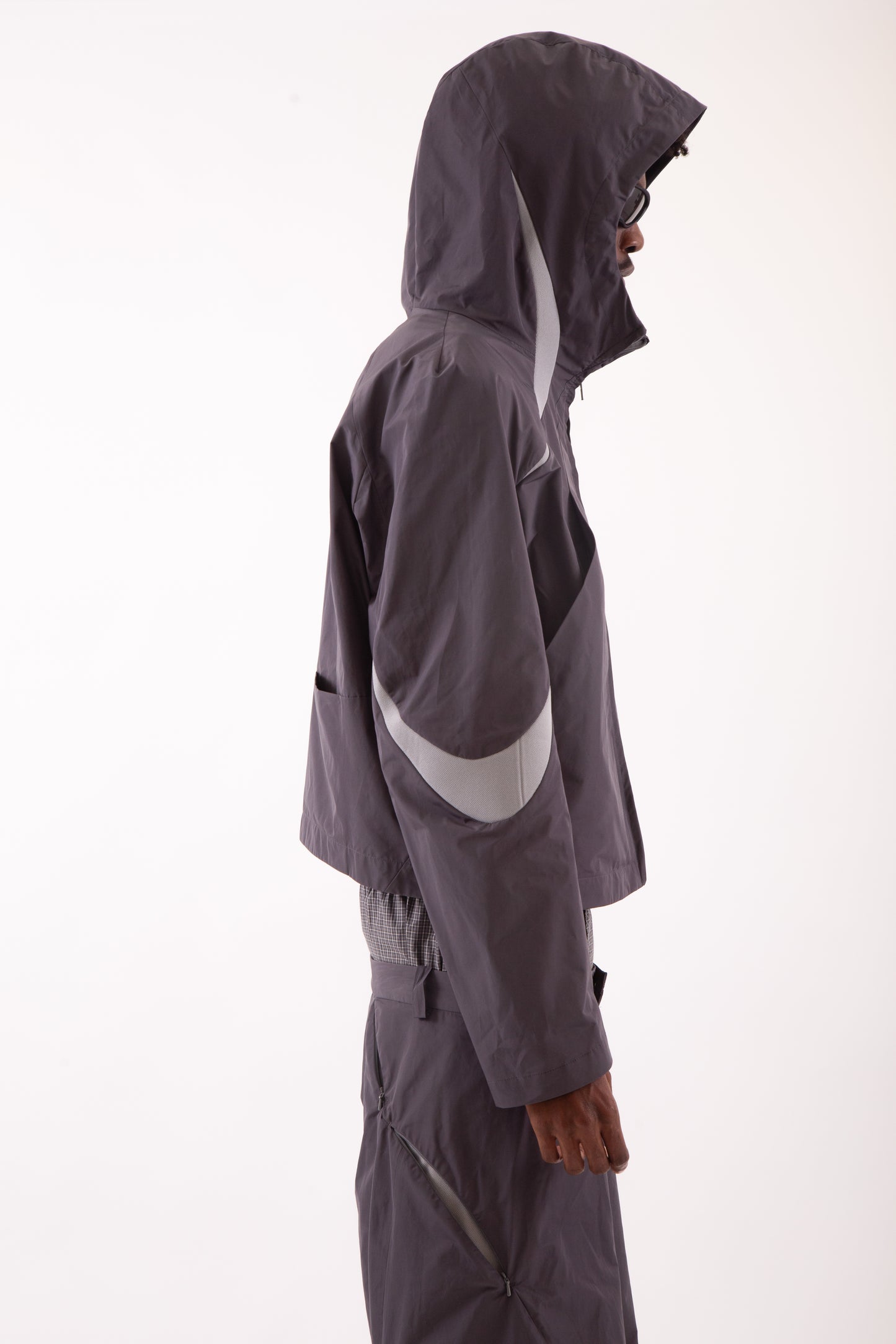 Curved Track Top [Grey]