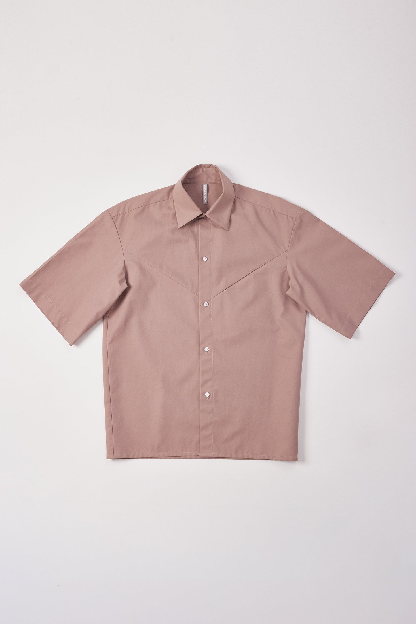 Short-Sleeve Shirt Slashed [Salmon]