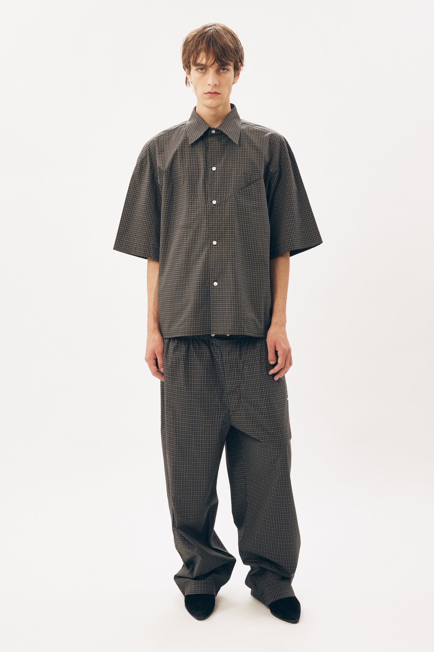 Pyjama Bottoms [Black Check]