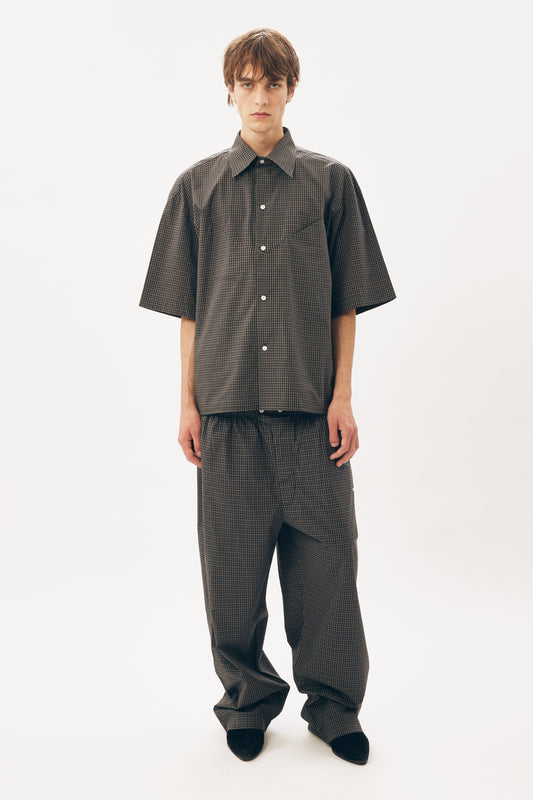 Pyjama Bottoms [Black Check]