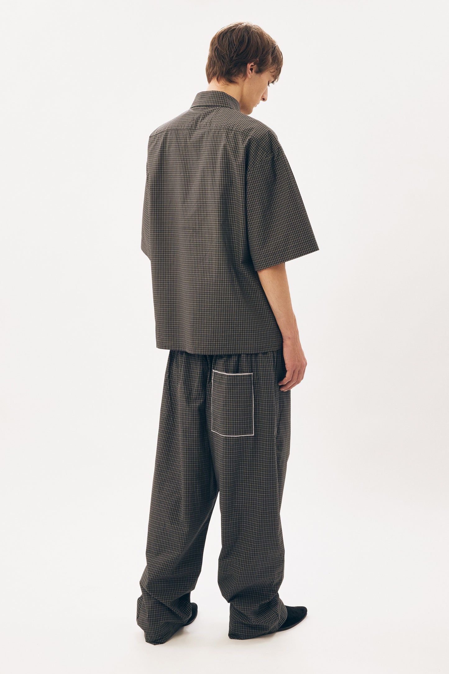 Pyjama Bottoms [Black Check]