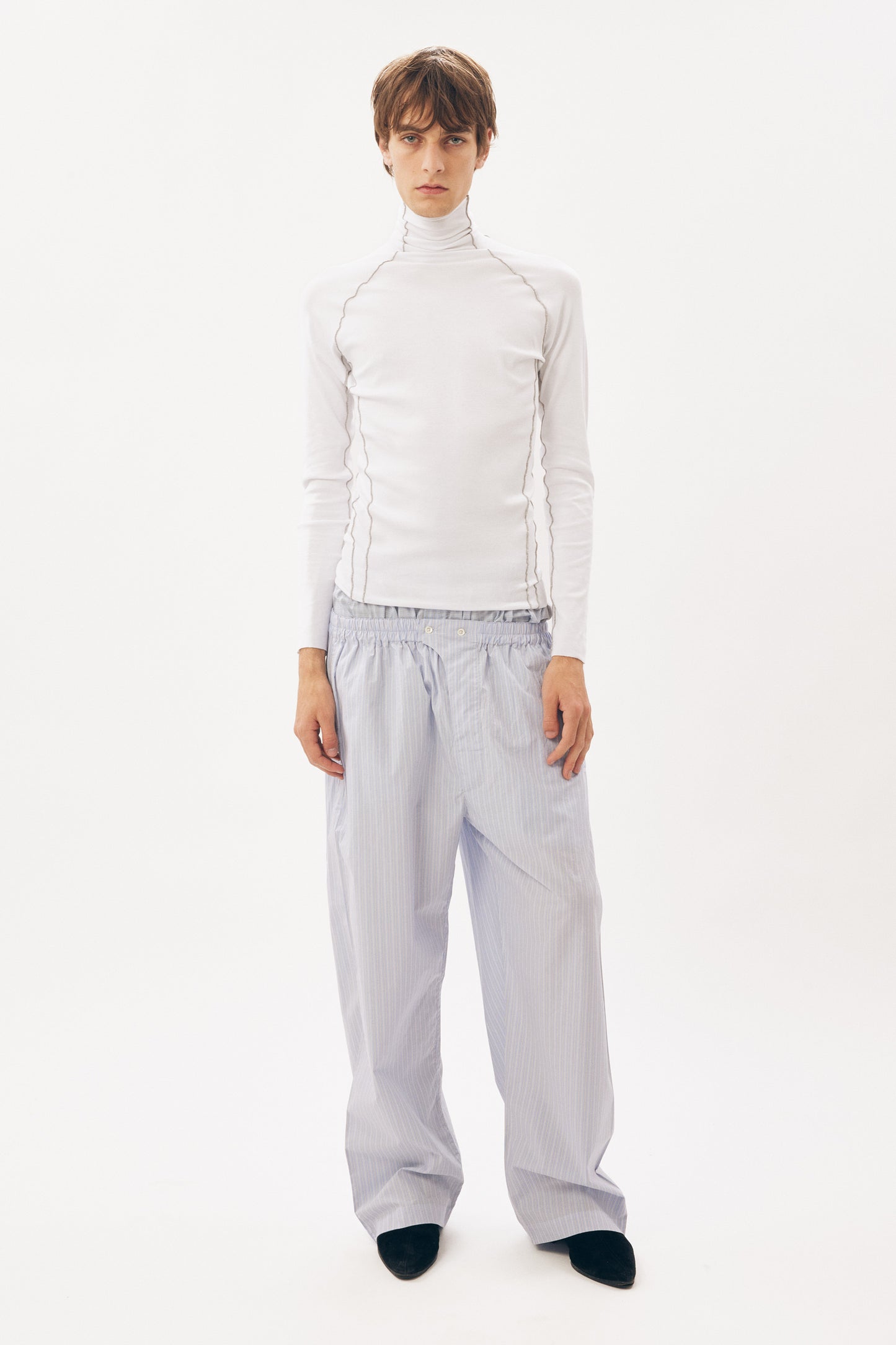Under Garment Turtle Neck Top [White]