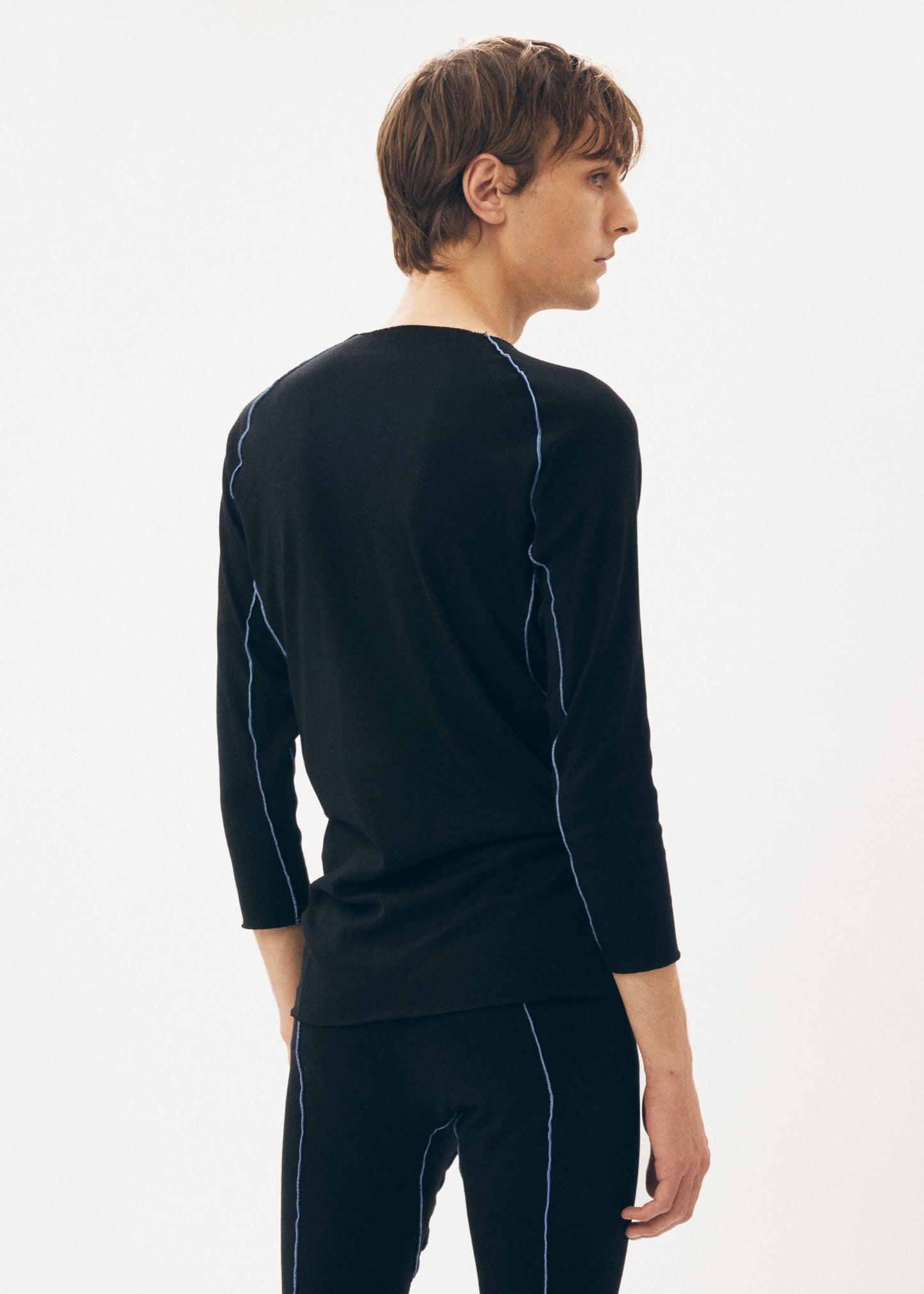 Under Garment 3/4 Length Top [Black]