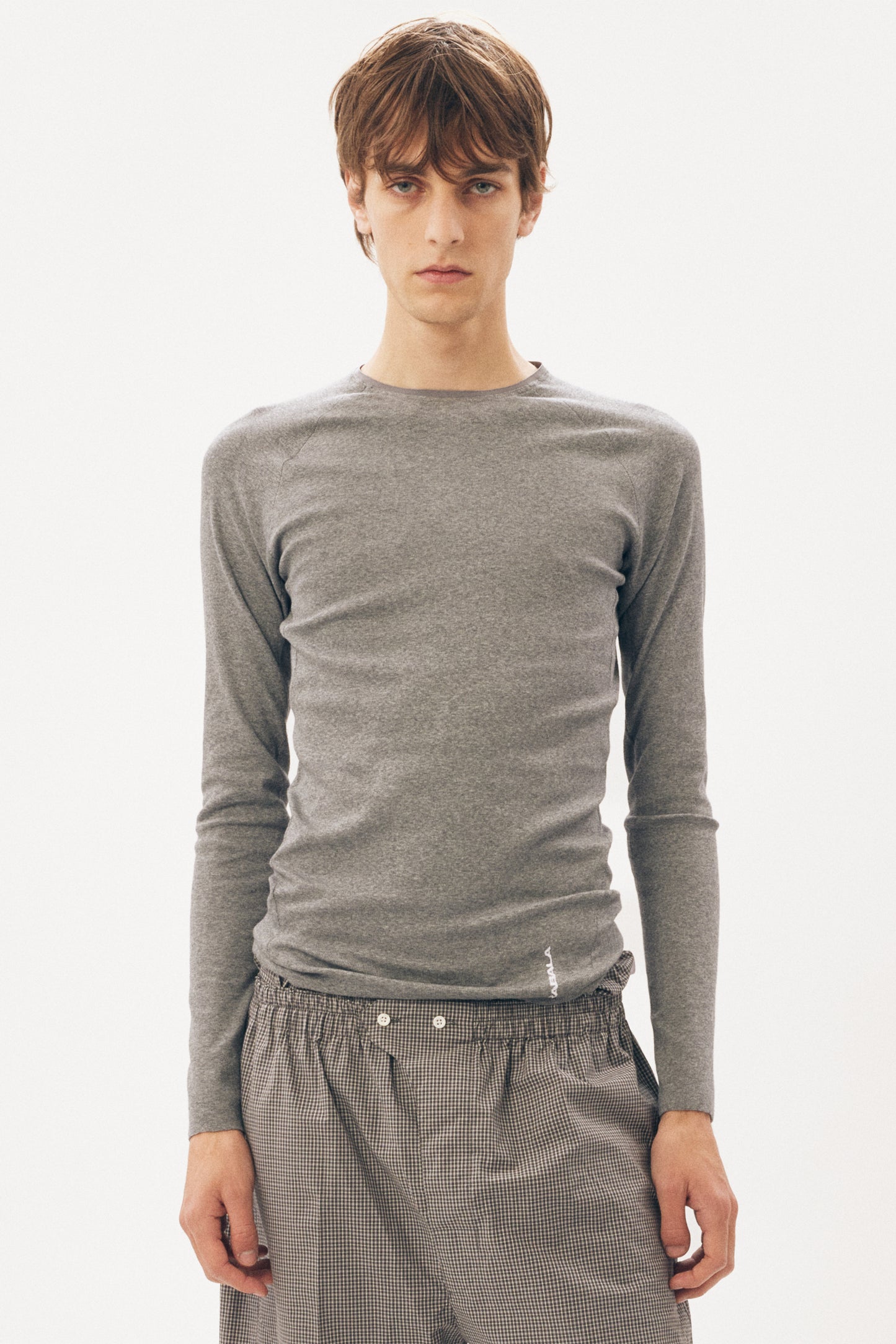 Under Garment Basic Top [Heather Grey]