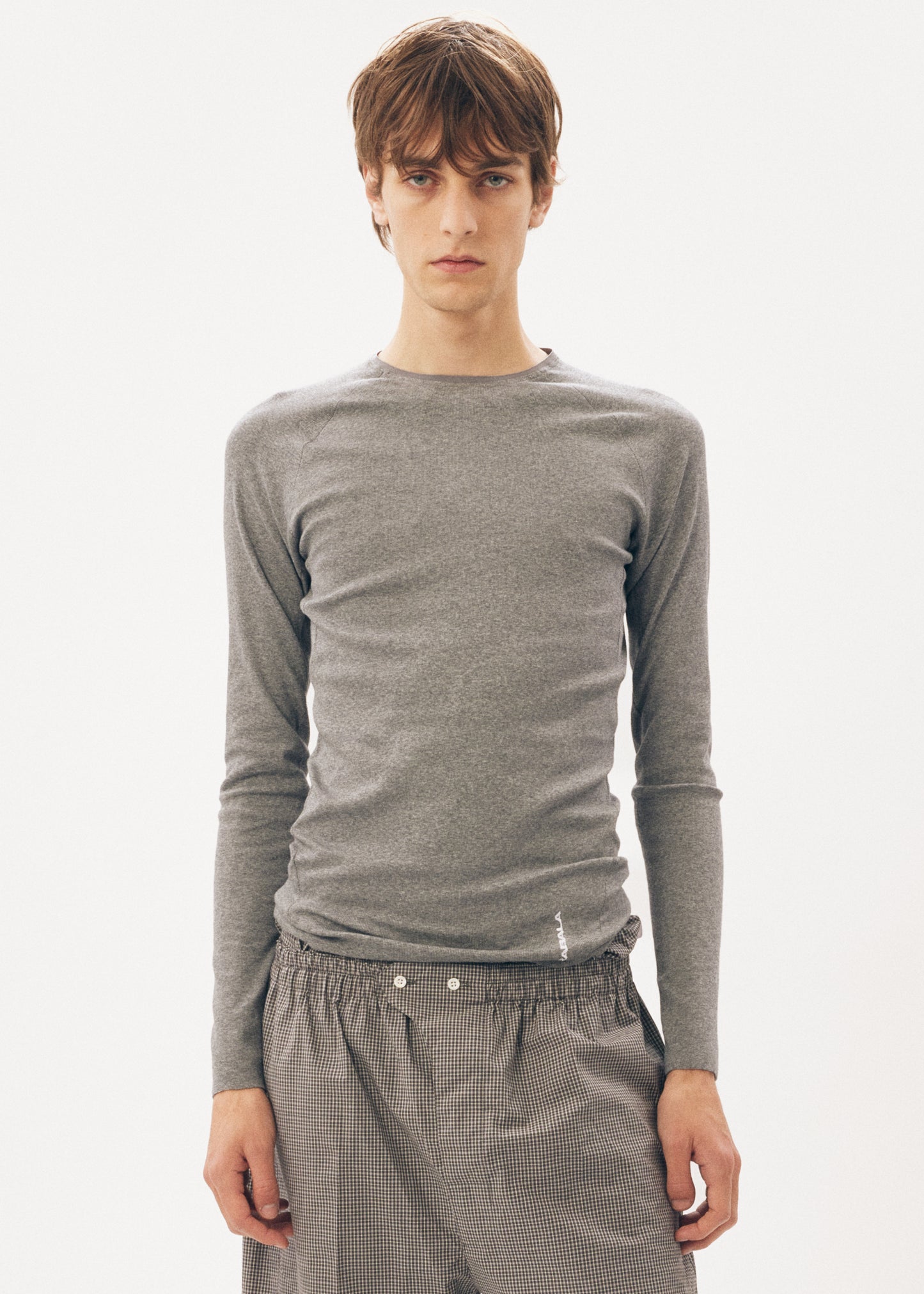 Under Garment Basic Top [Heather Grey]