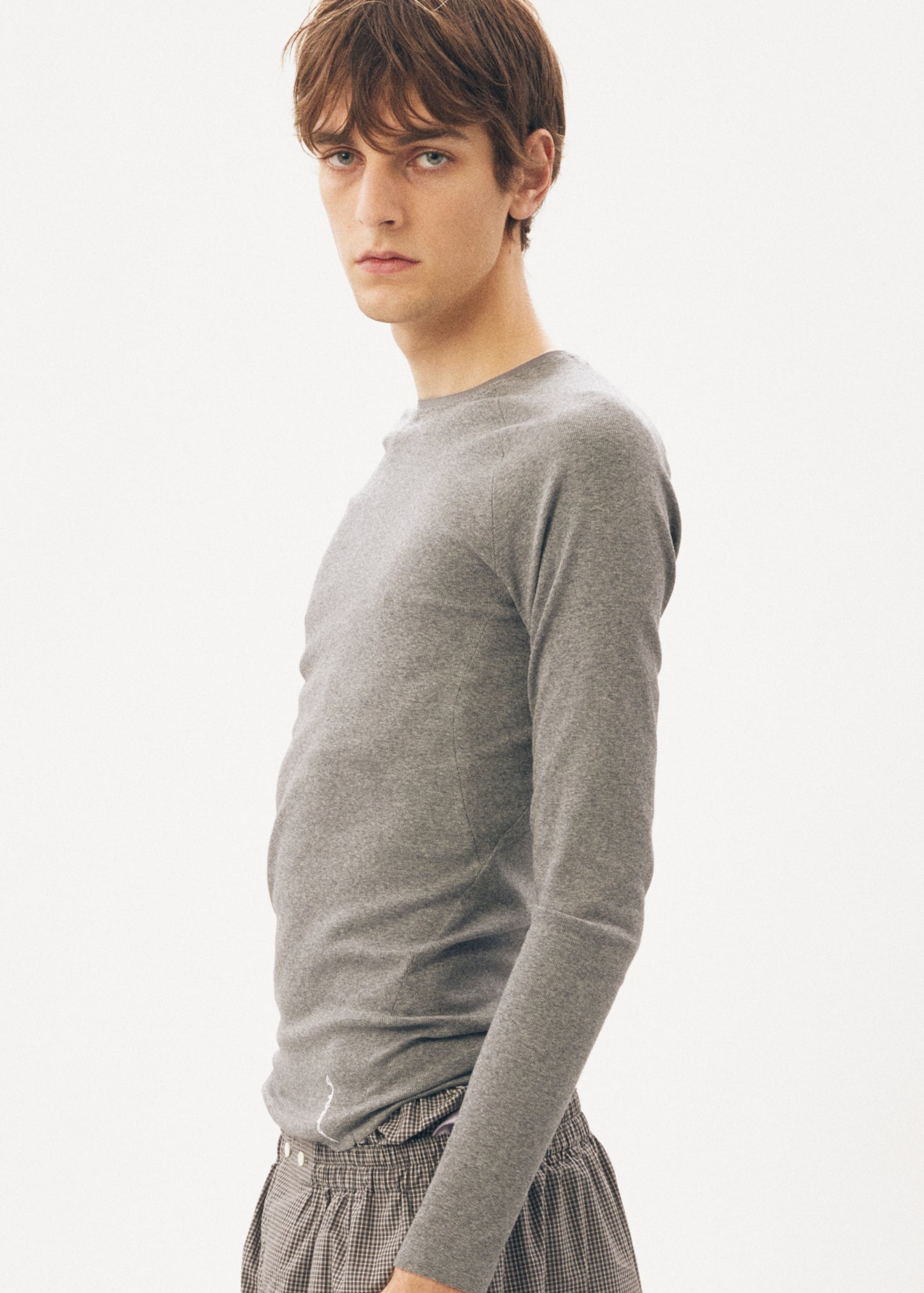 Under Garment Basic Top [Heather Grey]