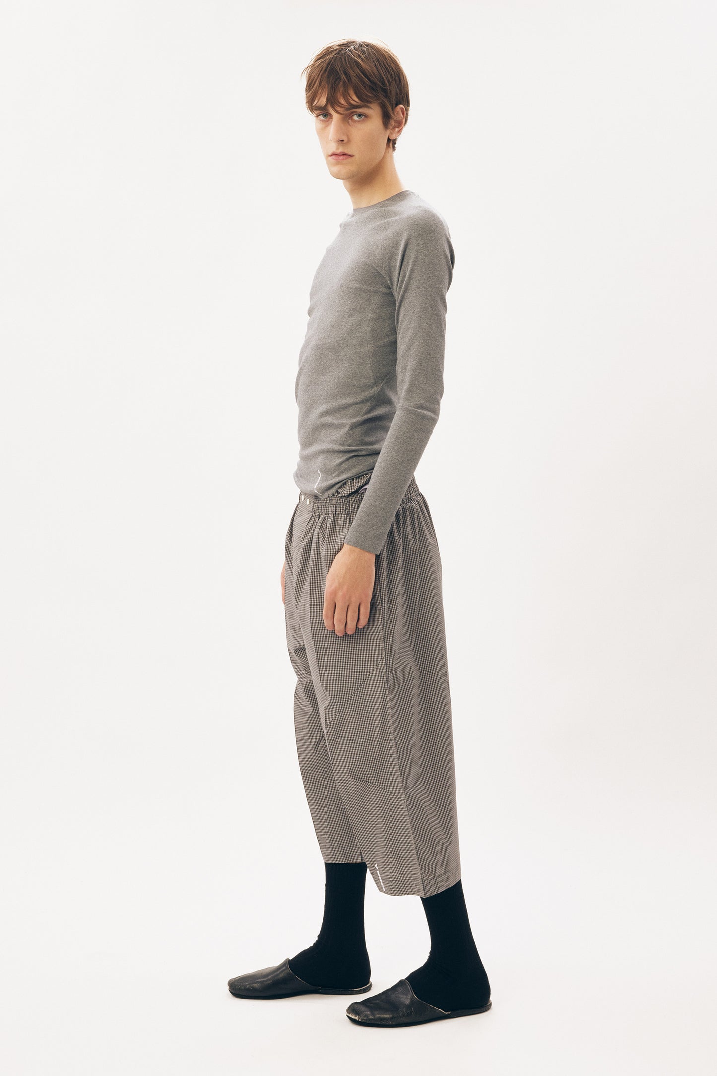 Capri [Purple Grey Check]