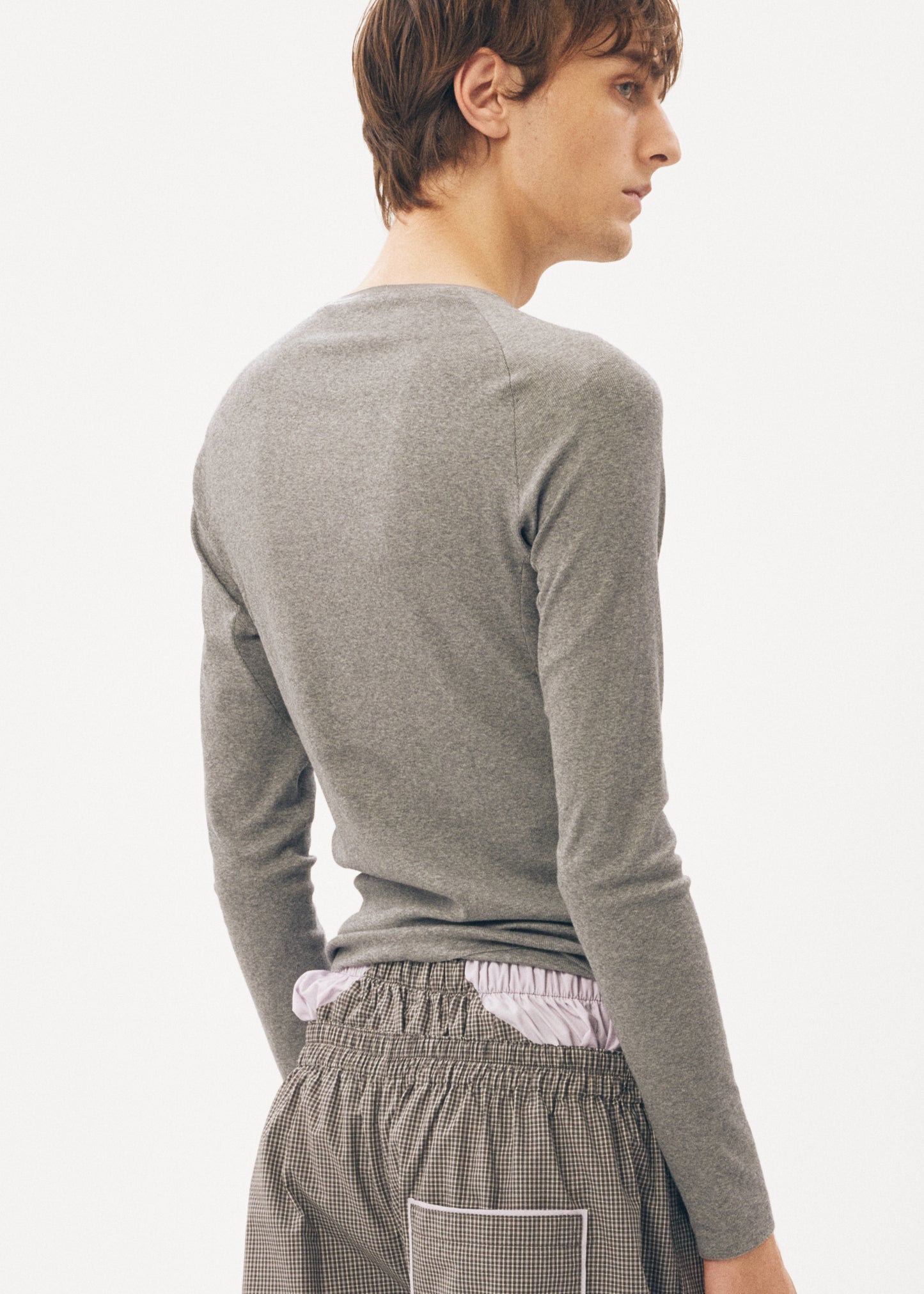 Under Garment Basic Top [Heather Grey]