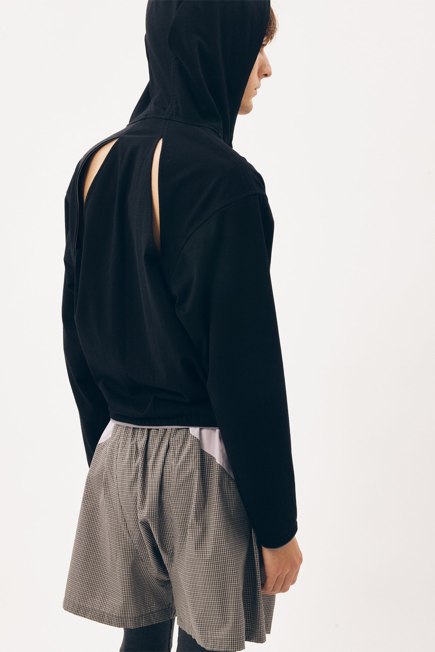 Boxers [Grey Check Mauve Insert]