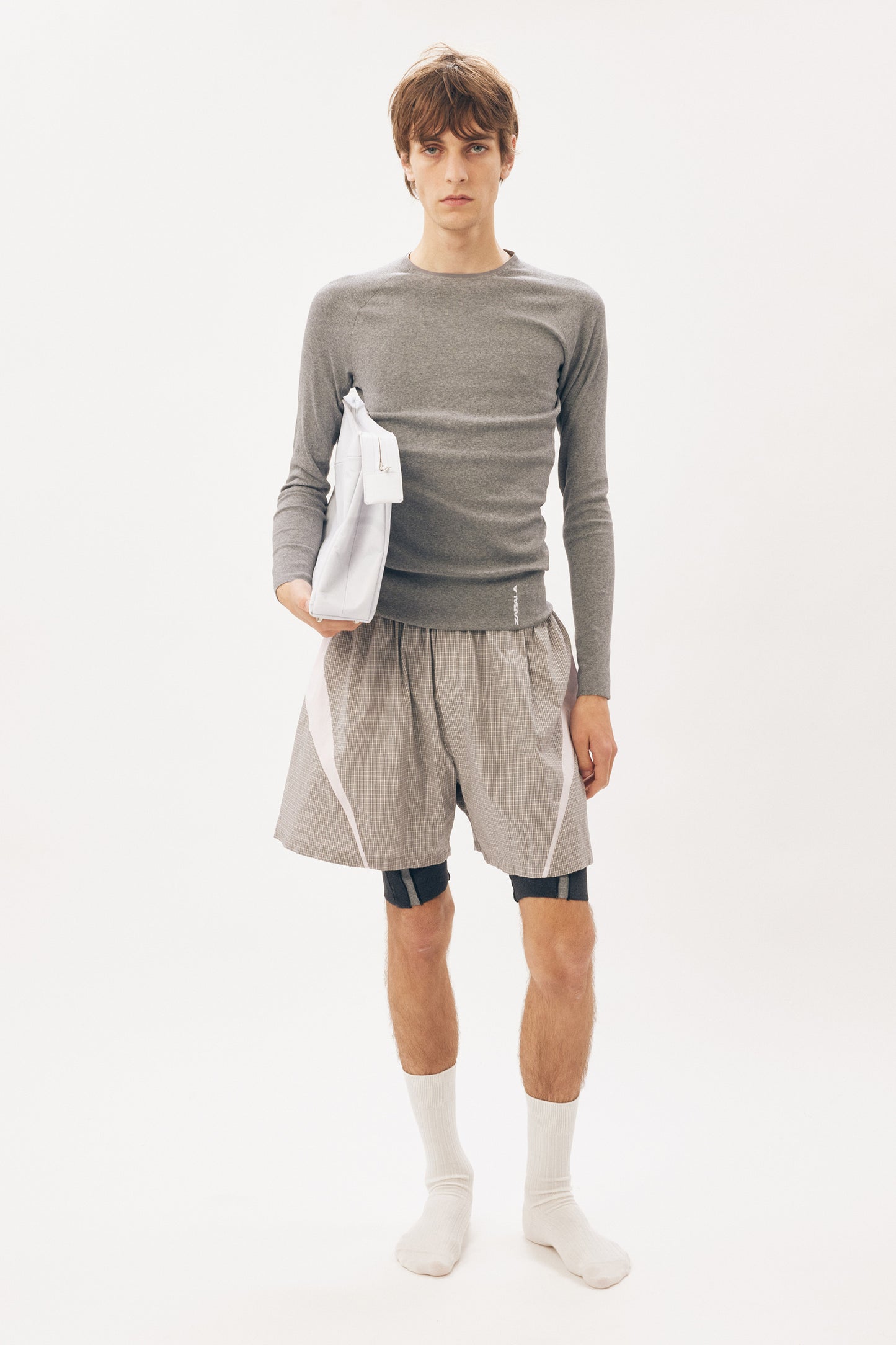 Under Garment Basic Top [Heather Grey]