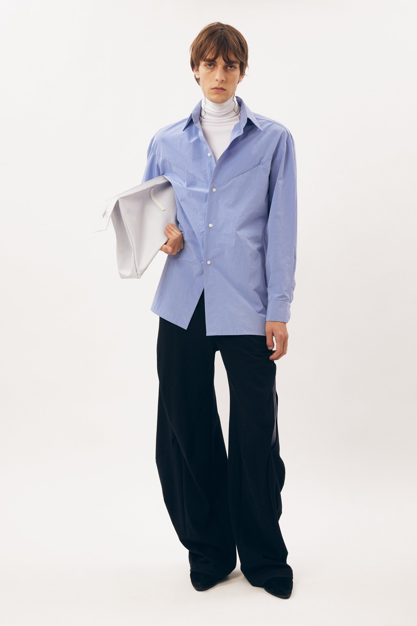 Long-Sleeve Shirt Slashed [Dark Blue]