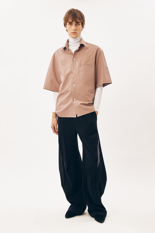 Short-Sleeve Shirt Slashed [Salmon]