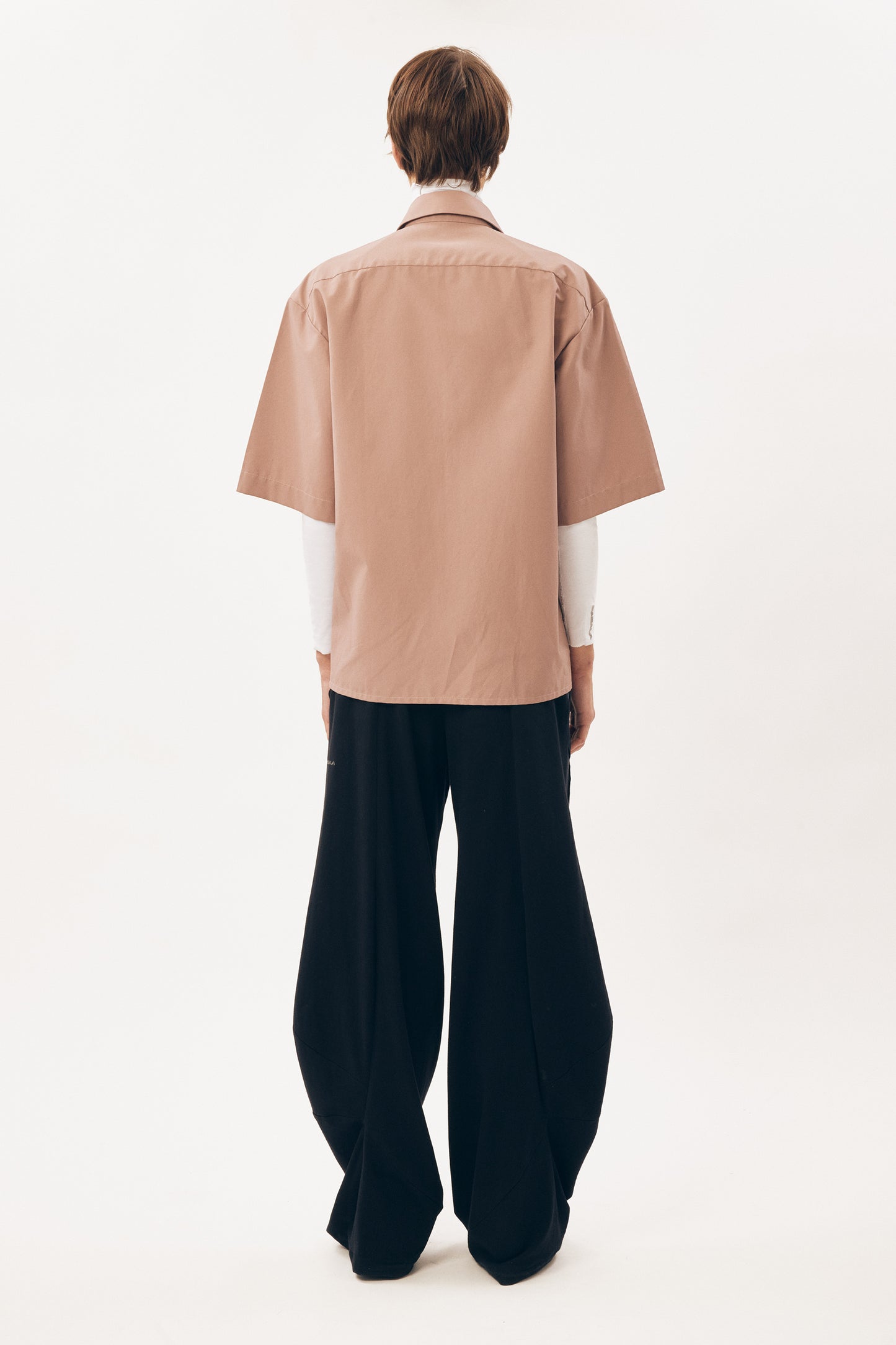 Short-Sleeve Shirt Slashed [Salmon]