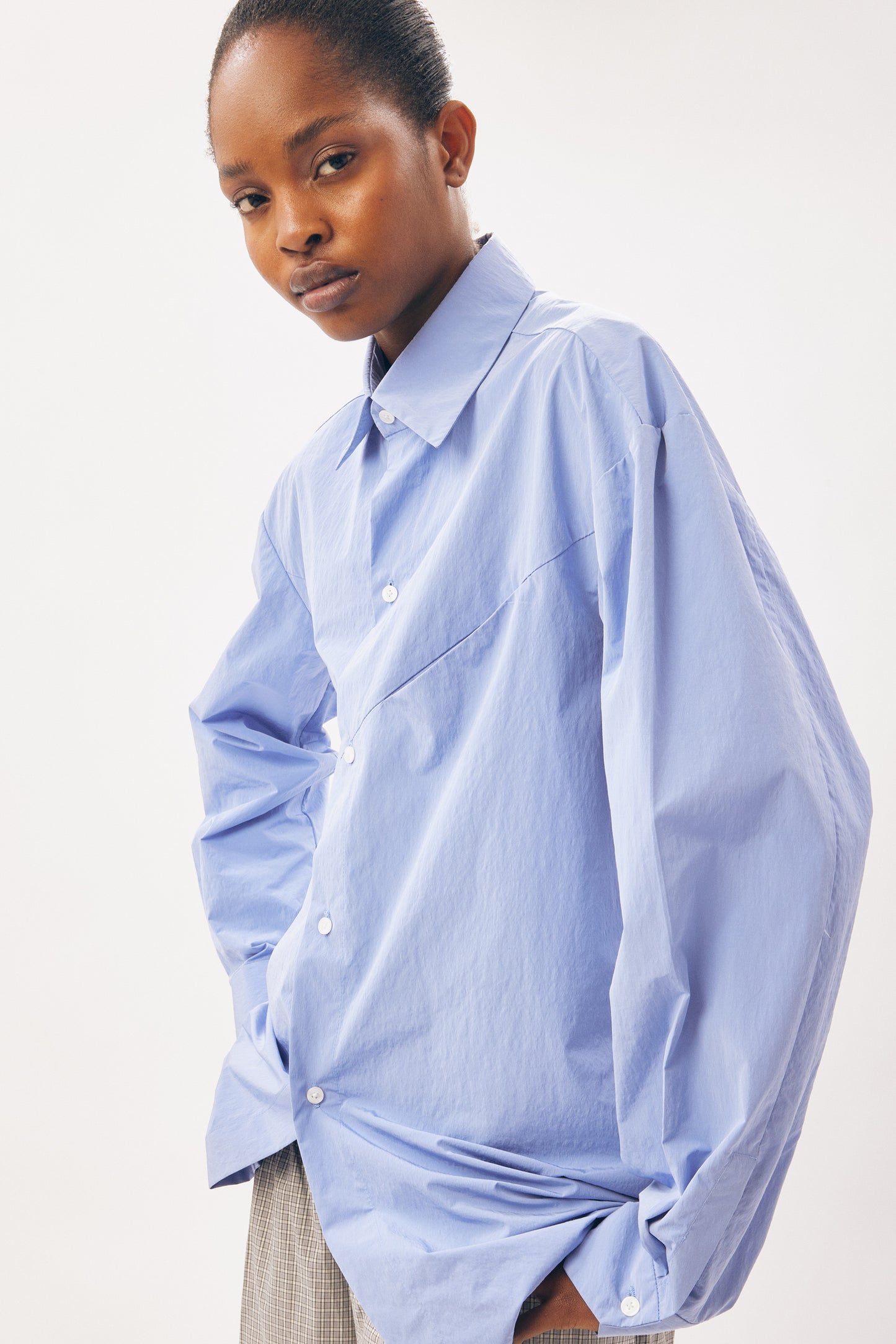 Long-Sleeve Shirt Slashed [Dark Blue]