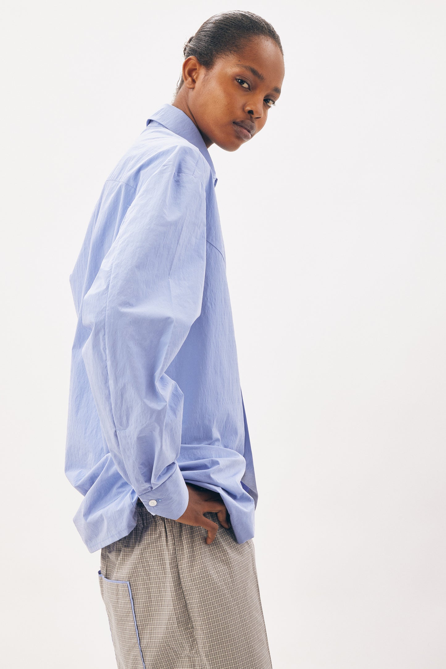 Long-Sleeve Shirt Slashed [Dark Blue]